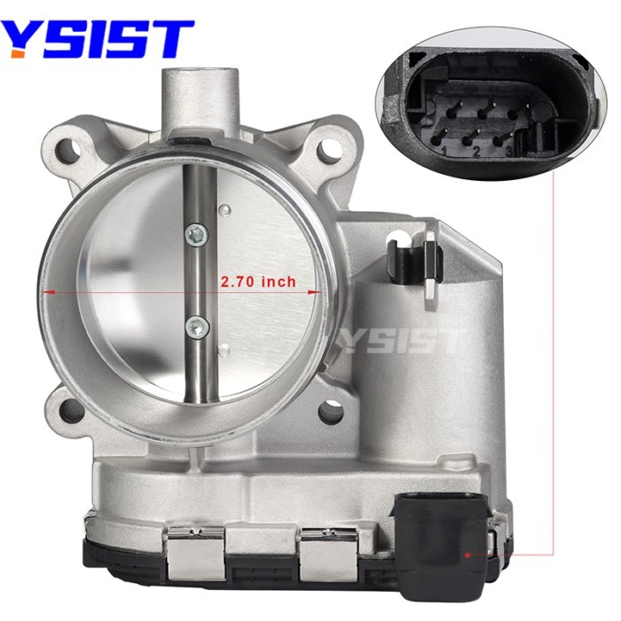 64mm Throttle Body for Volvo S60 S80 C70 V70 XC70 XC90 2.0 2.5 2.9 3.0 Air Filter 30650013 30650561