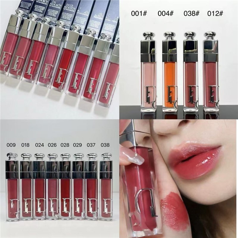 Hot Style Channel สินค้าใหม่/ลิปกลอสสไตล์ใหม่ 6ml สี No. 001/02/038/009/012/028 Lip Glaze
