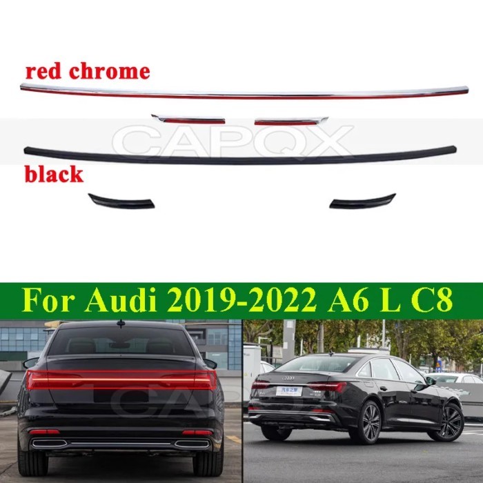 CAPQX Rear Bumper Dynamic Flow Tail Light Lamp For Audi A6L A6 L C8 2019-2024 Taillight Taillamp St