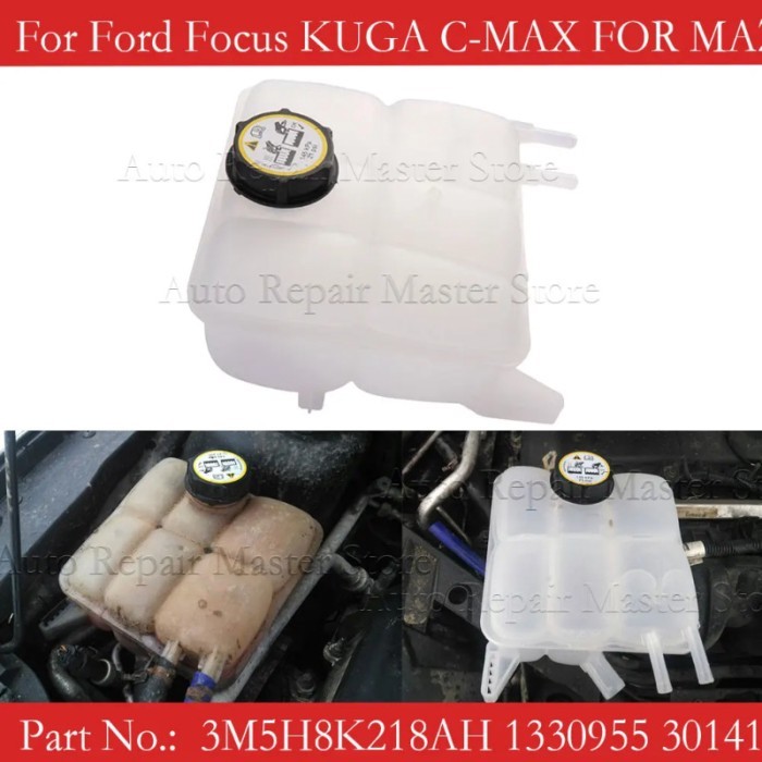 1425193 Coolant Expansion Tank Bottle for F0RD Focus MK2 Mazda Volvo 3M5H8K218AH 3M5H8K219AJ LF5015