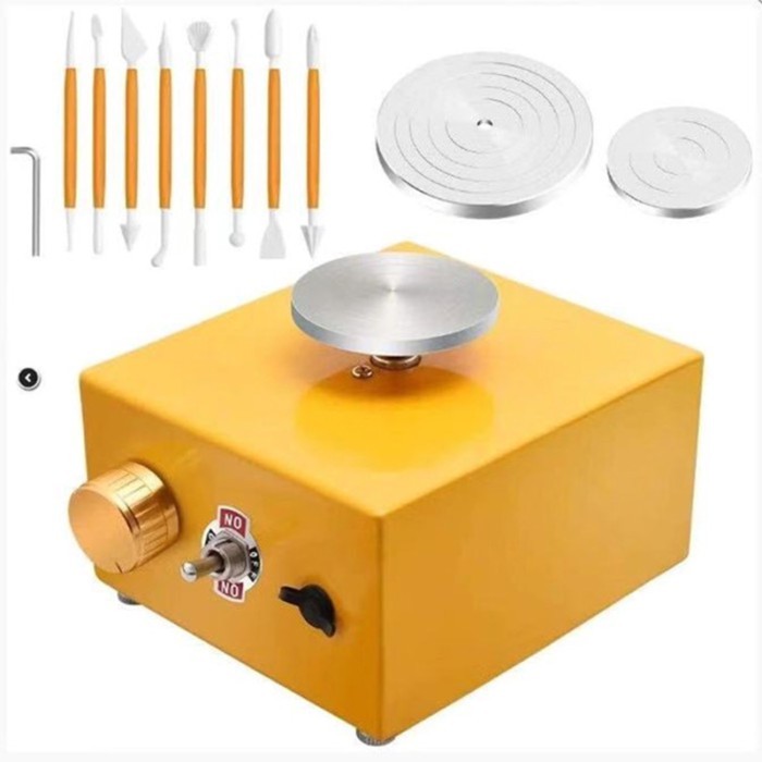 Potter's Wheel Mini Turntables Pottery Wheel Pottery Machine Electric Pottery Wheel DIY Craft Ceram