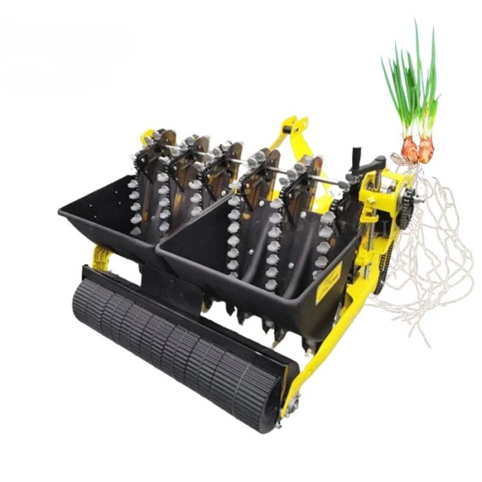 High Performance Tractor Mounted Self-Walking Garlic Cultivating Machine Garlic Sowing Seed Seeder