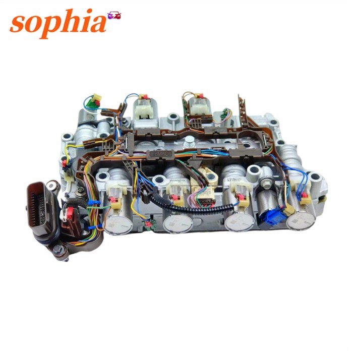 8F35 8F40 8-Speed Automatic Transmission Valve Body with Solenoid and Wiring Harness for FORD Auto