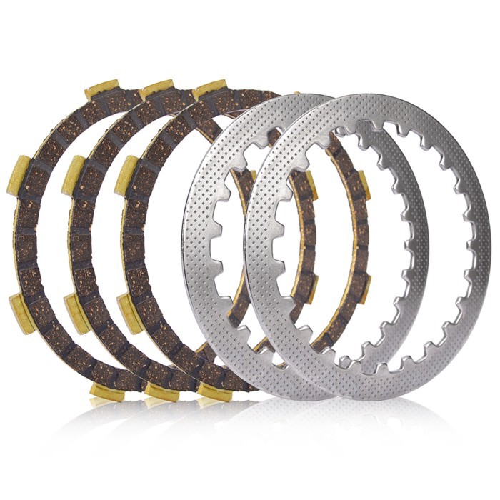 Clutch Plates Steel Friction For Yamaha DT80 G6 G6S GT80 LB50 MX80 RD80 RD60 RZ50 TDR50 TY80 TY50 T