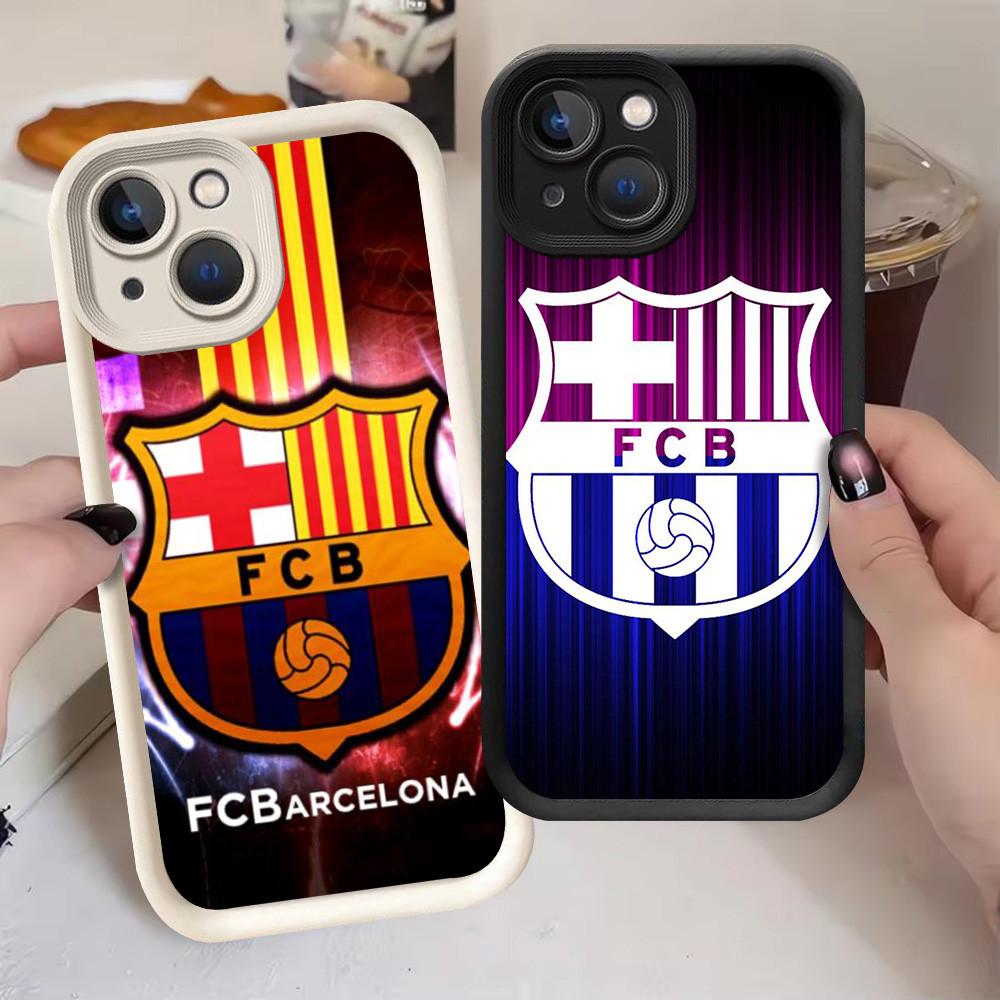 G-19 Barc_Bacelona Casing สําหรับ iPhone 17 16 X 15 XR XS Pro Max สีดําและสีขาว