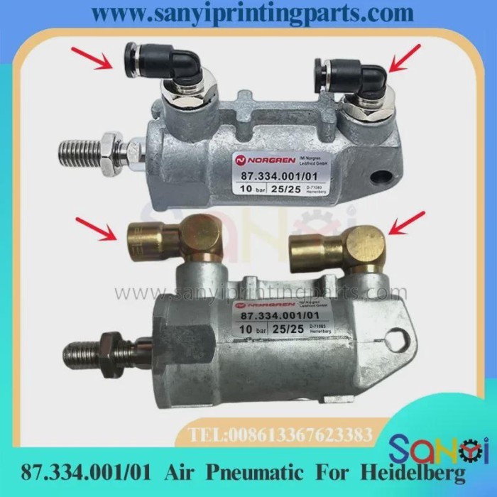 Heidelberg SM74 SM102 Air Pneumatic Cylinder 87.334.001 For Printing Machine Parts