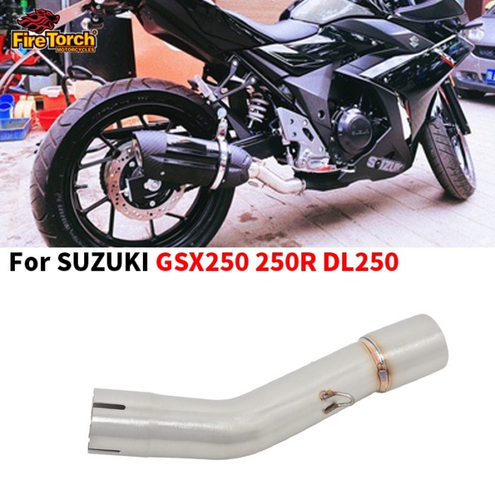 For Suzuki Gsx250 Gsx250R Dl250 Gsx 250 250R Motorcycle Exhaust Modified 50.8Mm Muffler Stainless S