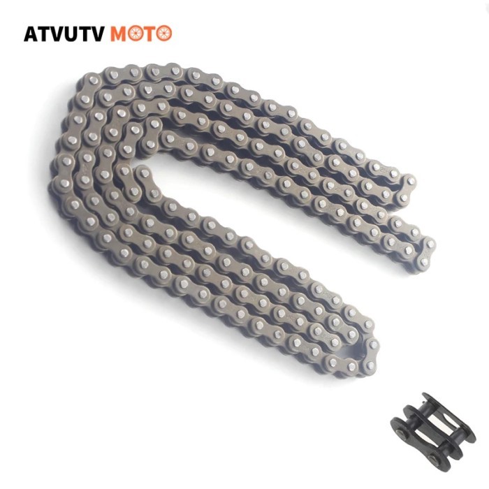 25H chain with Spare Master Link 86L 96L 136L 142L 144L 152L 158L for 47cc 49cc 2Stroke Engine ATV