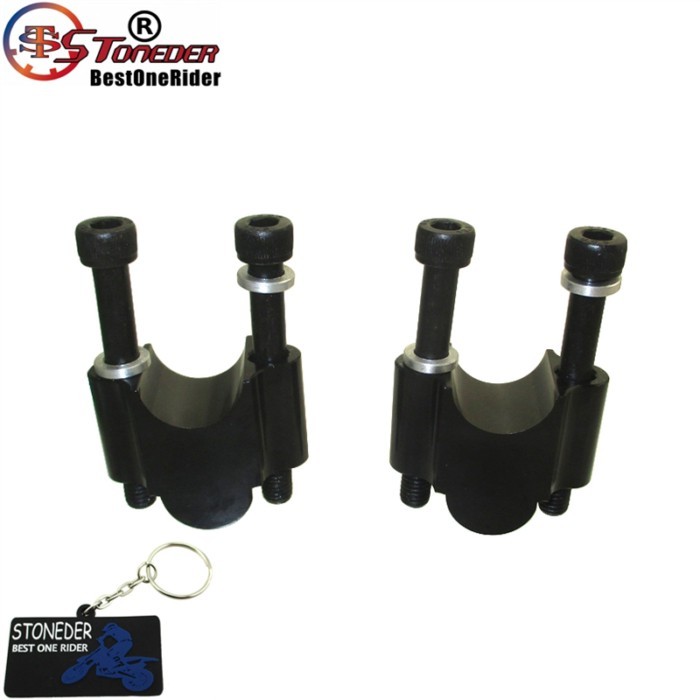 STONEDER Dirt Pit Bike Handlebar Riser For YAMAHA WR250 WR450F XT225 IT175 RT100 RT180 TT250 TTR125