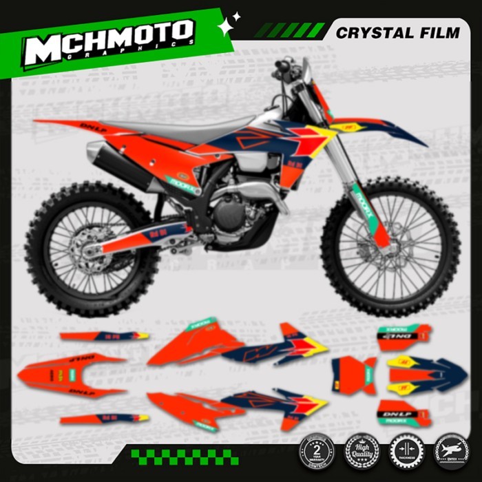 MCHMFG Motorcycle Graphics Sticker Kits Dirt Bike Decal Accessories for KTM EXC XCW 2024 2025 2026
