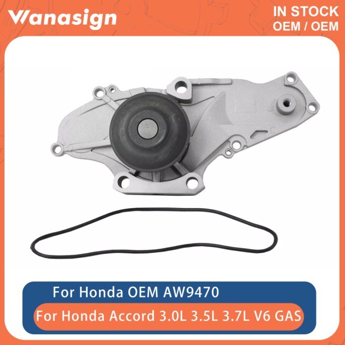 Engine Water Pump With Gasket Fit 3.0 L 3.5 3.7 For Honda Accord Pilot Acura J35Z2 J35A7 3.0L 3.5L
