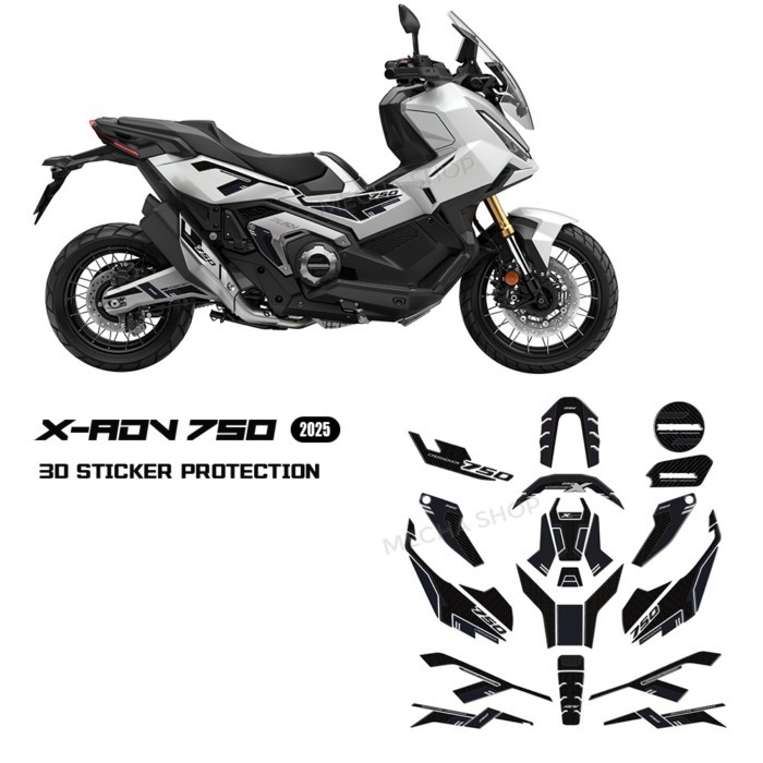 For X-ADV 750 Decorative Stickers Motorcycle 3D Stickers Protection Kit XADV750 X ADV750 X ADV750 X