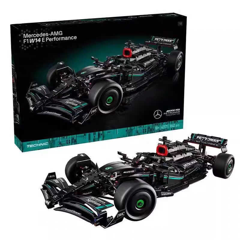 ใช้ได้กับชุดเครื่องกล LEGO Technic รถแข่ง Mercedes-Benz F1 บล็อกตัวต่อสูตร 42171