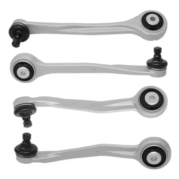 4PCS Front Upper Control Arm Kit For Audi A6 C6 A6L 4F2 4FH 4F5 S8 A8 D3 4E0407505 4E0407506 4E0407