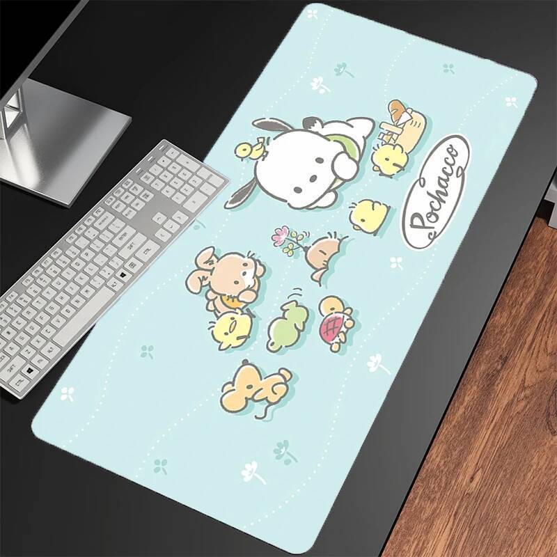 แผ่นรองเมาส์ Pochacco E-sports Players Notbook PC Gamer คีย์บอร์ด Pad NonSlip ยางคอมพิวเตอร์พรมโต๊ะ Gamer ตู้ MousePad