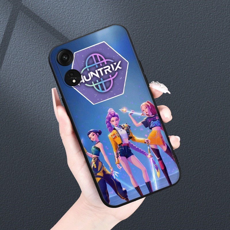 สําหรับ OPPO R9 F1 Plus R9S Reno 2 2Z 2F 3 4 Pro 5 5F Lite 5K อะนิเมะ KPop Demon Hunters TPU ซิลิโคนอ่อนนุ่มเคสโทรศัพท์สีดํา ราคา ถูกที่สุด ดีลบีเคเค แกลเลอรีภาพที่ 7