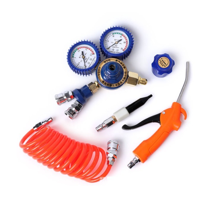 40 liters helium pressure reducing valve double mouth double meter valve balloon man inflatable mou