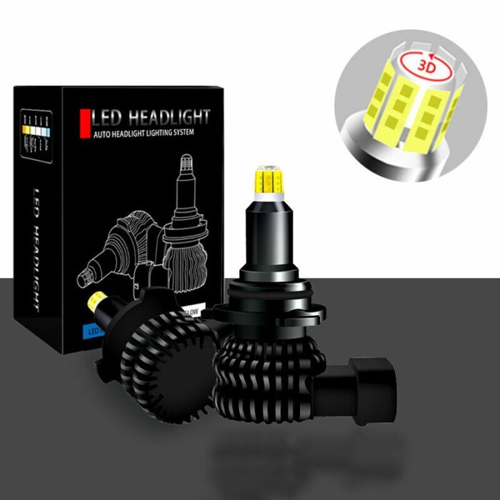 New 360° 8-Sides design Mini d2s d1s d4s d3s H1 H7 9005 9006 H8/H9/H11 9012 h4 LED Headlight Fog Bu