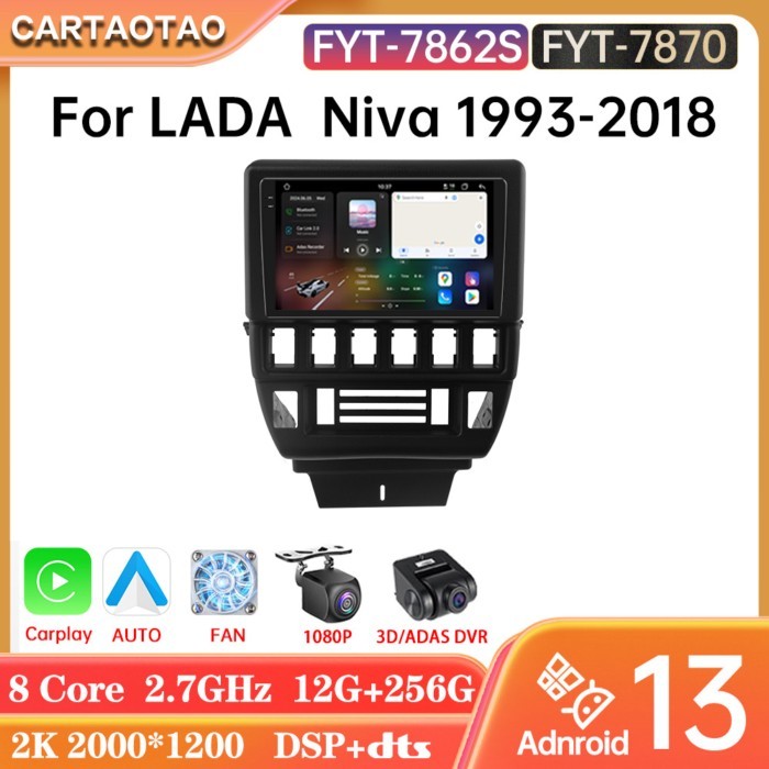 7870 7862S Android 13 For  LADA NIVA 1993-2018 Car Radio Carplay DSP GPS Multimedia Video Player 12
