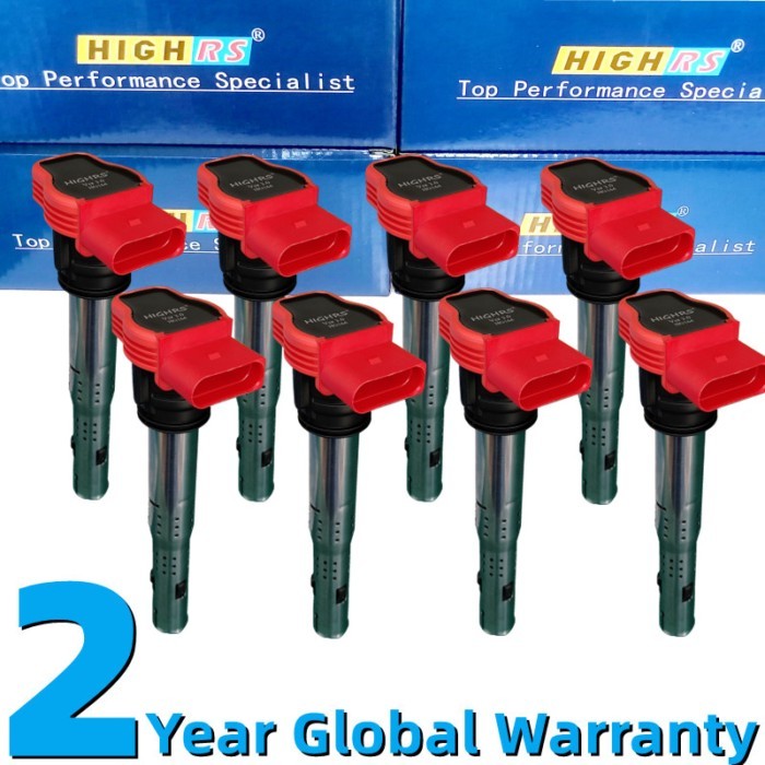 Ignition Coil pack for Volkswagon TOUAREG 7LA 7L6 7L7 4.2 V8 for Audi R8 422 423 Q7 4LB A8 D3 4E2 4