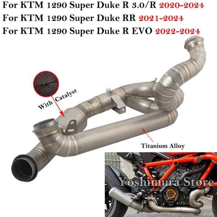 For KTM 1290 Super Duke R EVO For KTM 1290 Super Duke R 3.0 / RR 2020 - 2024 Motorcycle Exhaust Esc