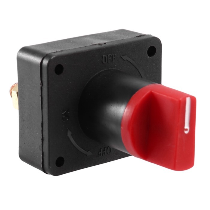 Battery Switch Power Disconnect Switch Rotary Isolator Cut OFF Switch (Type J 2Pcs)