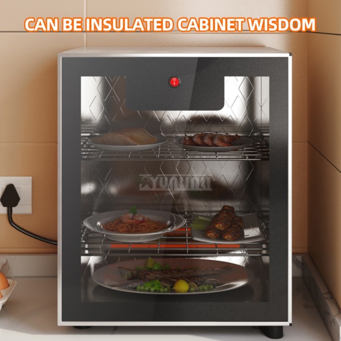 55L Showcase Winter Meal Thermostatic Cabinet Commercial Food Display Cabinet Intelligent Food Insu