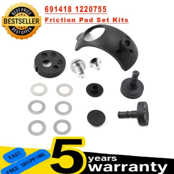 New 1220755 compatible with AL-KO AKS 2000 2004 3004 3504 AKS3004 AKS3504 691418 Friction Pad Set k