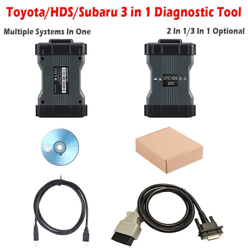 เวอร์ชัน OTC HDS Subaru 3 in 1 Toyota Honda Subaru Car Fault Diagnostic Instrument