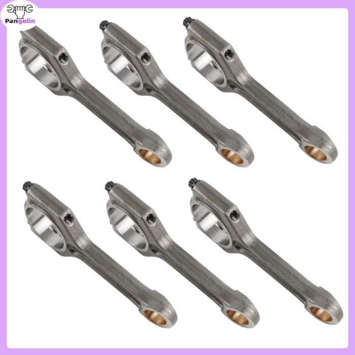 6pcs Connecting Rod 11247624615 For BMW F30 F10 35i 40i M2 M3 M4 3.0L Turbo L6 N55 S55 Engine Auto