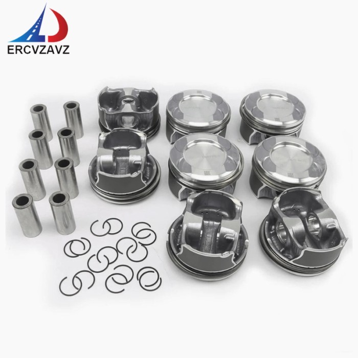 8PCS M278 Engine Pistons Kit Φ92.9mm A2780302317 For Mercedes-Benz X166 W166 W221 W222 GL500 S500 G