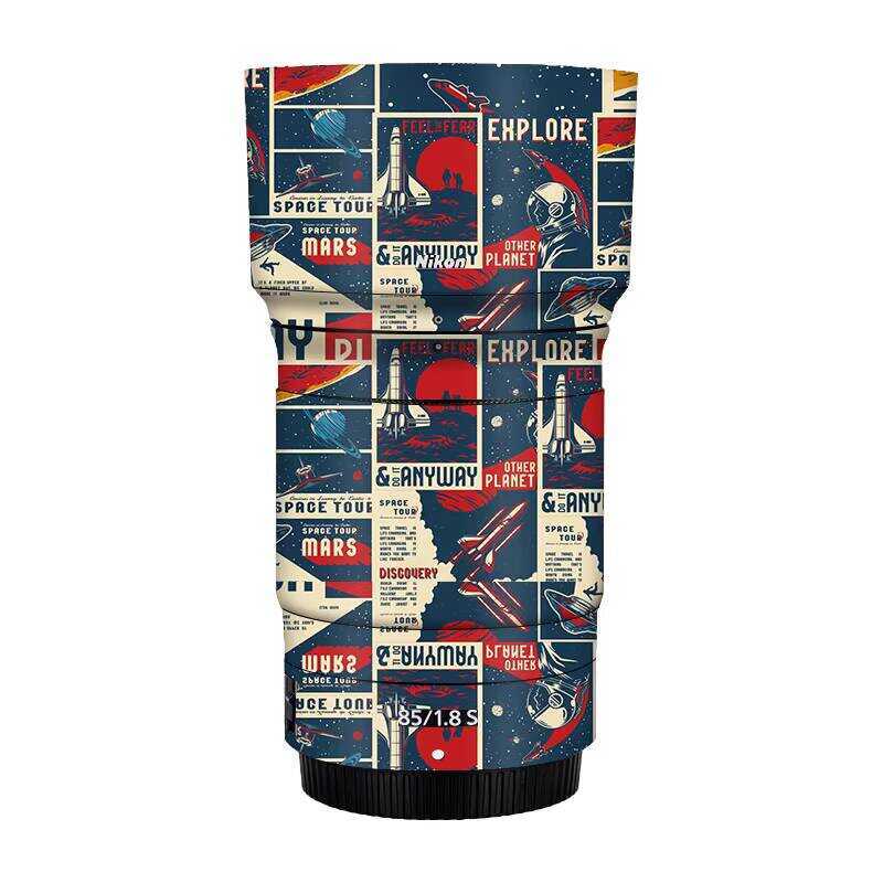 เหมาะสําหรับเลนส์ NIKON Z85F1.8 S รวมทุกอย่างฟิล์ม NIKON เลนส์สติกเกอร์การ์ตูนคาร์บอนไฟเบอร์