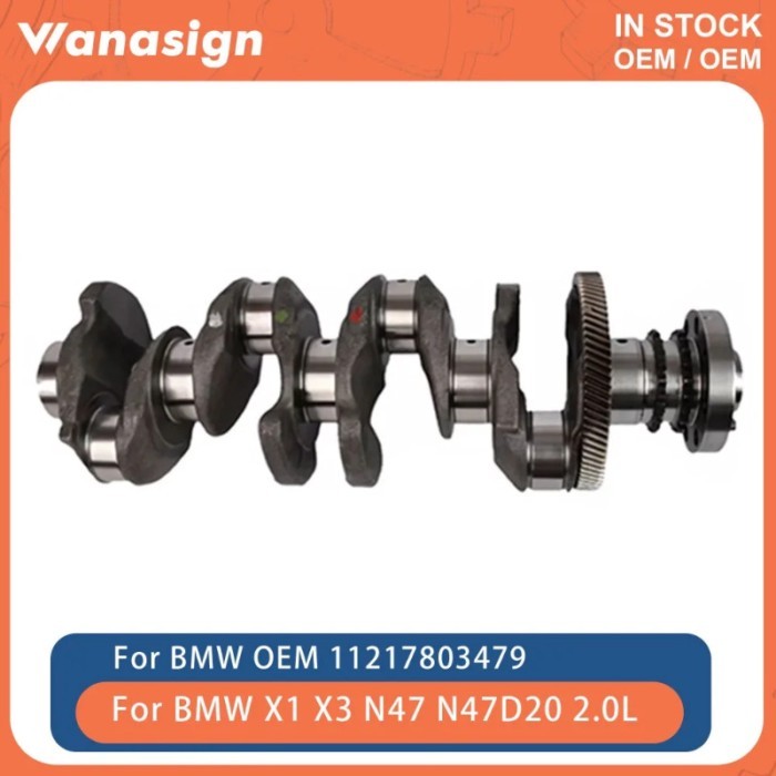 Engine Crankshaft With Teeth Fit 2.0 L For BMW X1 X3 116D 118D 120D 318d 320d 520d N47 N47D20D 2.0L