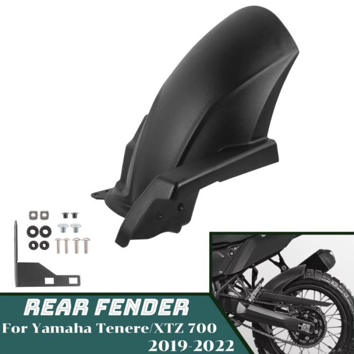 For Yamaha Tenere 700 2019-2024 2020 2021 2023 Rear Fender Guard Motorcycle Tire Hugger Mudguard Te