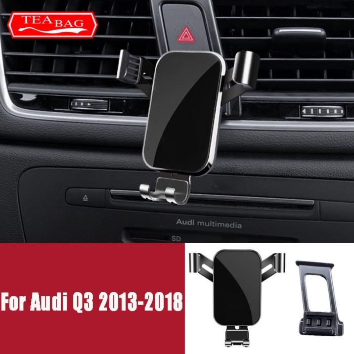 Car Phone Holder For Audi Q3 8U F3 Q5 8R FY 2009-2022 GPS Gravity Mount Navigation Bracket Car Styl