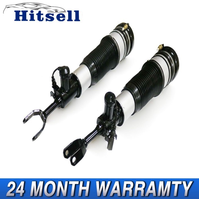 2pcs Front Left and Right pair Air Suspension Air Shock Strut Case For Audi A6 Avant C6 4F 2005-201