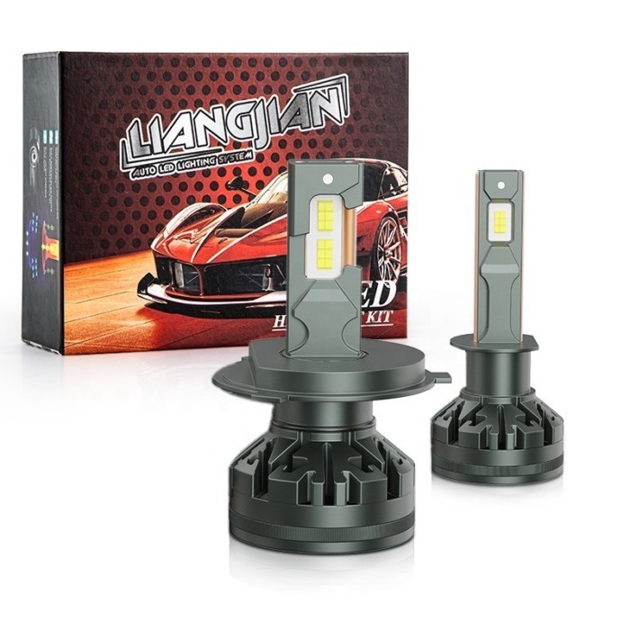 High power canbus 90W truck auto Car Led light Accessories h7 h4 h11 9005 9007 Led Headlight Bulb f