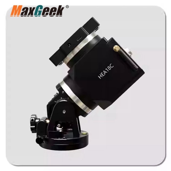 Maxgeek China-Made HEA18C AZ/EQ Dual SWG Telescope Equatorial Mount with 8.5KG Payload Capacity for