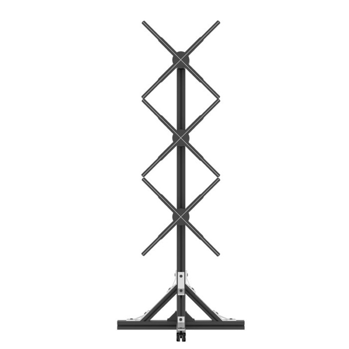 3D 50cm Splicing  Hologram Projector Fan  Advertising Logo Display Stand Led Sign Holographic Lamp