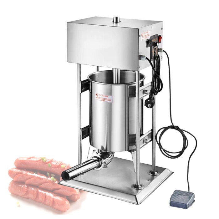 Filling Sausage Machine Stuffer Syringe Manual Electric Stainless Steel 4pcs Maker Meat Sausage Hom