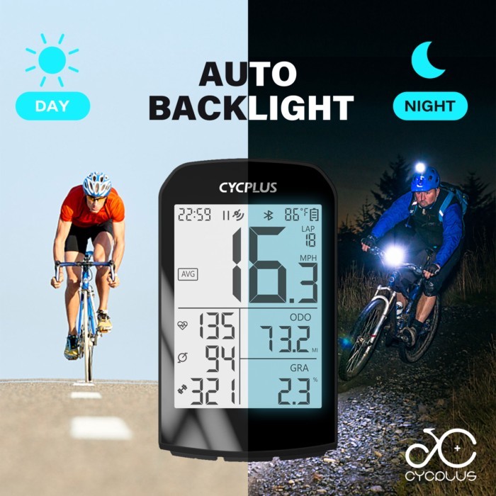 CYCPLUS M1 GPS Bicycle Computer ANT+ Bluetooth Speedometer Wireless Speed Sensor Cycling Bicycle Ac