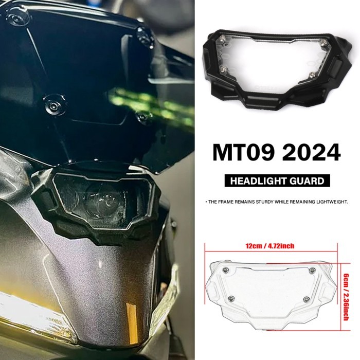 Fits For YAMAHA MT09 MT-09 MT 09 2024 2025 MT09 Motorcycle Headlight Protector Cover Protection Fro