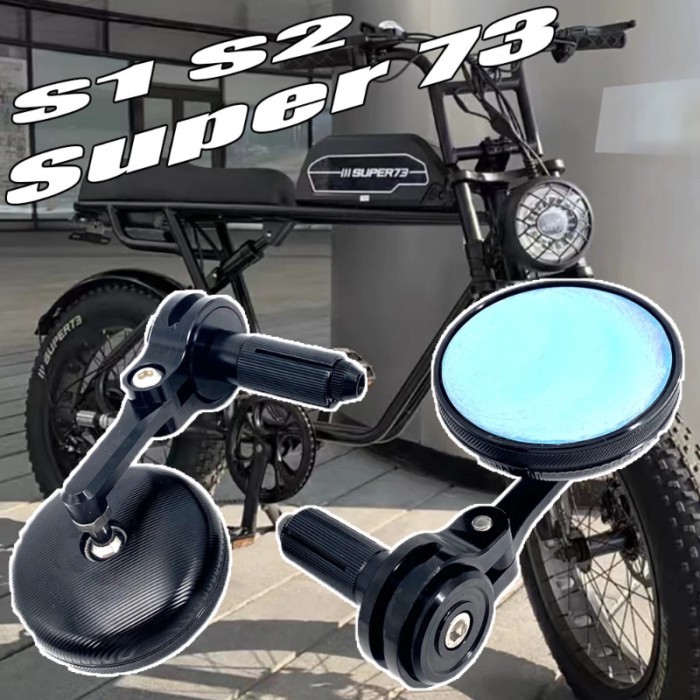 Fit For Super-73 S1 S2 RX ZX Super73 Super 73 Motorcycle CNC Rear View Side Mirror Handle Bar End M