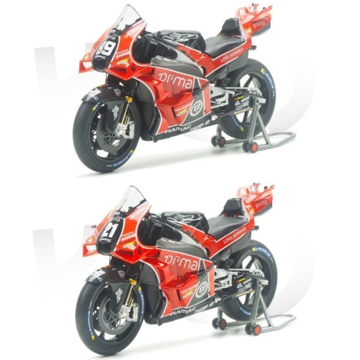 KILOworks 1: 12 MOTOGP MOTOGP Ducati GP24 British Station Retro Alloy Motorcycle Model