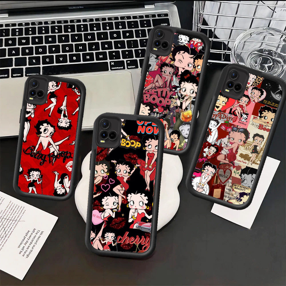 WB21 Betty Girl Boop soft Casing สําหรับ Hp ชุบ VIVO IQOO V20 S1 Z9X V15 Z9 Y35 V40 Y28 V29E Pro 202