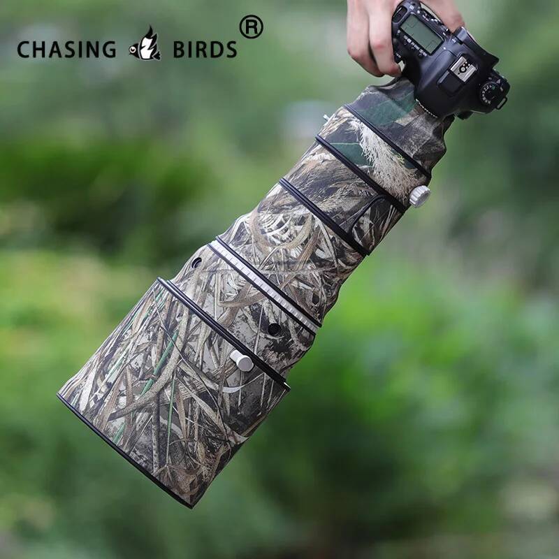 CHASING BIRDS เสื้อเลนส์ลายพรางสําหรับ CANON EF 400mm F2.8 L IS ฝาครอบป้องกันเลนส์กันน้ําและกันฝน ef