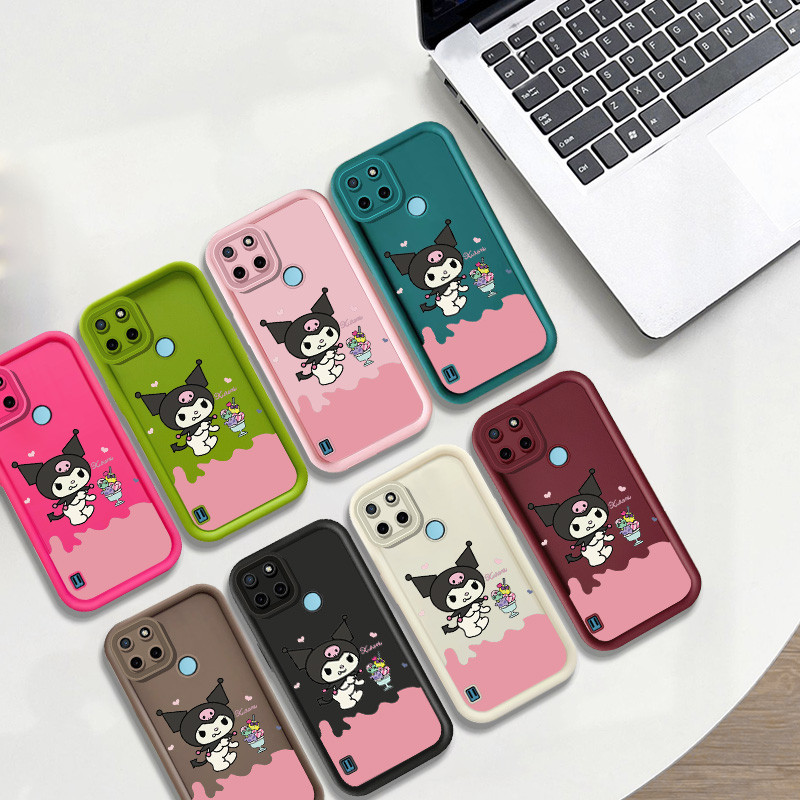 ปลอกซิลิโคนสําหรับRealme C1 C2 C3 C11 C12 C15 C25 C25S C20 C21Y C25Y C30 C30S C35 C53 C67 การ์ตูนน่า