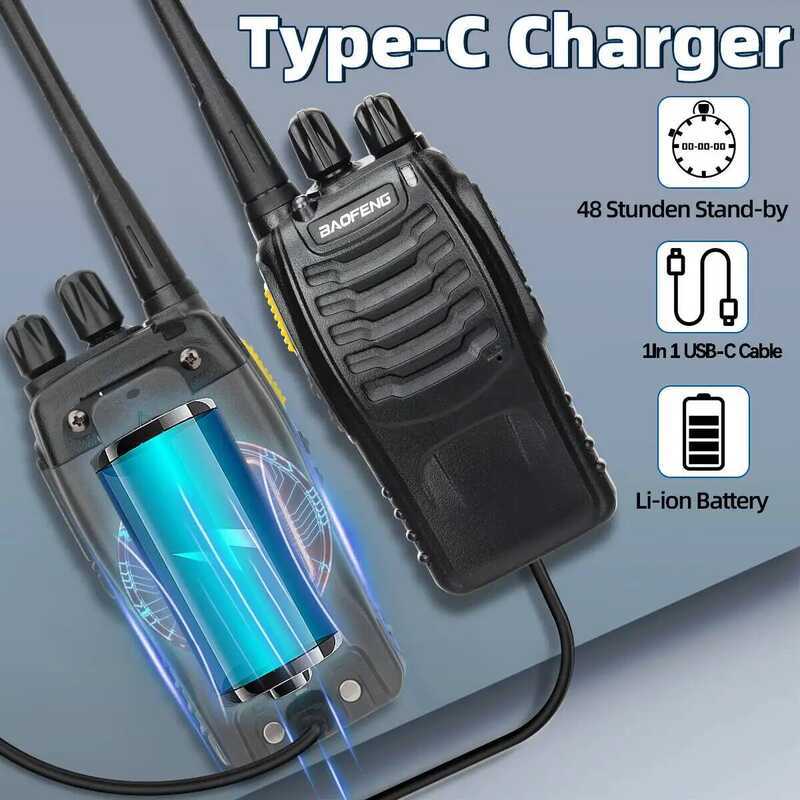 ▥ วิทยุสื่อสารแบบดิจิตอล  Bf-888Sd GMSK 2 เครื่อง รองรับการคัดลอกความถี่ไร้สาย เสียงคมชั