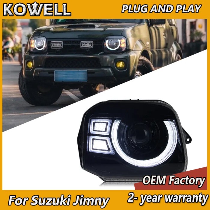 Car Styling for Suzuki Jimny Headlight 2007-2017 Jimny Head Light DRL Turn Signal Low High Beam Pro
