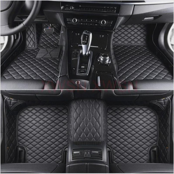 Custom 3D Full Coverage Car Floor Mats for Audi A8 A8L 4H2 4H8 4HC 4HL 5 Seat 2011-2017 4N8 4NX 201